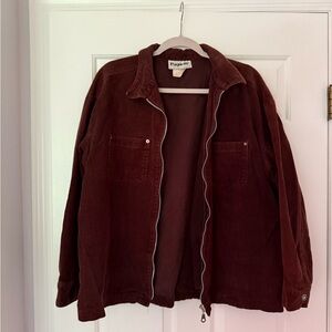 Vintage Brown Collared Corduroy Jacket